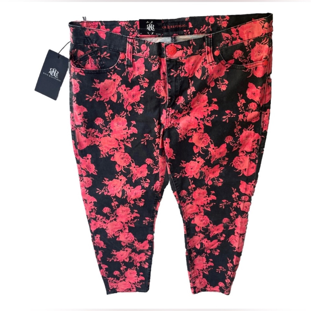 MEW ROCK & REPUBLIC JEANS -ROSE FLUORO- Size 14 Retail price $72